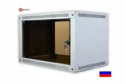 Шкаф телеком настенный ШТС2 GK 6U 600x350-С (дверь стекло) GK Electric