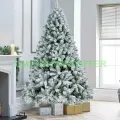 Белая пушистая рождественская ёлка с имитацией падающего снегаЕлка искусственная 180 см