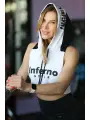 Майка спортивная Inferno Style, 1 шт., размер S-M, белый,