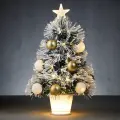 Настольная оптоволоконная елка Классика 60 см, ПВХ, контроллер
