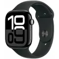 Умные часы Apple Watch Series 10, 46mm, Jet Black Aluminum Case, Sport Band, ML / эпл вотч