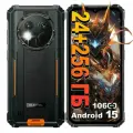 Oukitel Смартфон G1 24ГБ(6ГБ+18ГБ)+256 ГБ, 6.52‘' HD+ 10600mAh Android 15, оранжевый