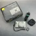 Цифровой компактный фотоаппарат Nikon Coolpix S8200, серебристый, с коробкой