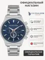 Наручные часы U.S. POLO ASSN. Crossing, серебряный, синий
