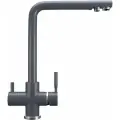 Смеситель для кухни U-016 антрацит