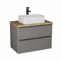 Тумба Torno 85 капучино под накладной умывальник
