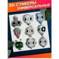 Объемные наклейки на телефон 3д стикеры мир денди roblox