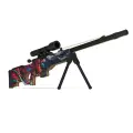 Деревянная снайперская винтовка АВП Скоростной зверь (резинкострел) Mod.2 EcoToys