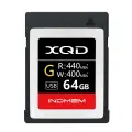 Карта памяти MLC XQD, 5X, жесткая XQD, флэш-карта памяти 64 Гб/128 ГБ, Высокоскоростная серия G | Максимальное чтение 440 Мб/с, максимальная запись 400 Мб/с, 64 ГБ