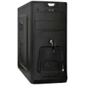 Корпус Miditower ExeGate CP-603UB-CP400 (ATX, БП CP400 с вент. 8см, 2*USB+2*USB3.0, аудио, блокировка, черный) EX283216RUS