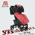 Детская прогулочная коляска Babalo future 2025 NEW Минни Маус, Рама черная, механическая спинка, сумка в комплекте