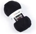 Пряжа Jeans Plus (YarnArt), черный - 53, 55% хлопок, 45% полиакрил, 5 мотков, 100 г, 160 м.