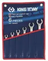 Набор разрезных ключей King Tony 8-22 мм, 6 предметов