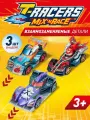 Игровой Набор T-RACERS MIX 'N RACE. Машинки №4 (3 шт, пластик, сменные детали, в блистере) PTR7V316RU03
