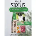 SIRIUS 20 кг. Сухой полнорационный корм для взрослых собак, Говядина с овощами