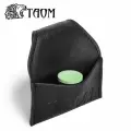Набор, мел для бильярда Taom V10 Chalk Green и держатель Taom Chalk Bag