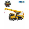 Брудер, Грузовой кран Scania с аксессуарами, Bruder, длина 62 см, 03-571
