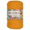 Пряжа ARACHNA Macrame Mini, 80% хлопок, 20% полиэстер, 4*250 г, 230 м, №20, желтый