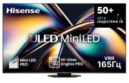 Телевизор Hisense 65U8Q, диагональ 65, разрешение 4K, VRR, 165Гц, голосовое управление