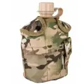 Армейская фляга с алюминиевым котелком, фляга тактическая
