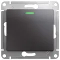 Переключатель проходной 1-кл. СП Glossa 10А IP20 (сх. 6а) 10AX с подсветкой механизм графит GSL001363 Schneider Electric