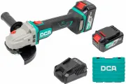 Угловая шлифовальная машина аккумуляторная DCA 2 АКБ 5.0 А*ч, в кейсе ADSM06-125 (TYPE FK)