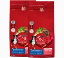 PURINA ONE для взрослых собак средних и крупных пород с говядиной и рисом (1,8 + 1,8 кг)