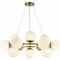 SLE1191-203-12 Светильник подвесной Золотистый/Белый E27 12*60W