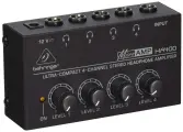 BEHRINGER HA400 MICROAMP компактный 4-канальный усилитель для наушниковzx
