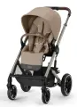 Прогулочная коляска Cybex Balios S Lux 2024 на шасси Taupe (almond beige)