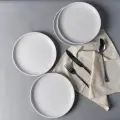 Набор обеденных тарелок White 4 штуки 27 см керамика