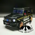 Машинка Mercedes G500 металлическая модель автомобиля Мерседес Гелик черный 27см. Инерционная игрушка машина 1:18