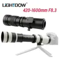 Lightdow 420-1600 мм зум-объектив для Canon RF/EF/EF-S/EF-M Fuji XF Nikon Z/F Sony E M4/3 L Pentax Black, Nikon Z