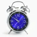 Часы настольные будильник с подсветкой Форган, плавный ход, циферблат d-9 см, 17x11 см