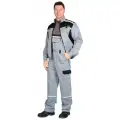 Костюм практиклетний: куртка, полукомбинезон, светло-серый с черным р. 52-54/182-188 / Костюм рабочий мужской / Костюм мужской