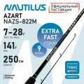 Спиннинг Nautilus Azart NAZS-822M 250см 7-28гр 13-41307458 штекерный