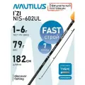 Спиннинг Nautilus Izi NIS-602UL 182см 1-6гр