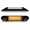 Обогреватель Veito Blade Mini black, карбоновый, инфракрасный, до 15м², с пультом ДУ, чёрный