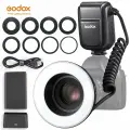 Godox MF-R76 5000K Macro LED Ring Flash Light для камеры Sony, Canon, Nikon
