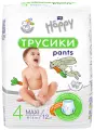 Подгузники-трусики HAPPY 12шт Maxi /8-14кг/ дет.