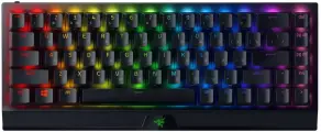Беспроводная игровая клавиатура Razer BlackWidow V3 Mini, черная, 68 клавиш, Bluetooth, RGB подсветка, Yellow Switch