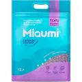 MIAUMI TOFU LAVANDER наполнитель комкующийся растительный для туалета кошек с ароматом лаванды 12 л