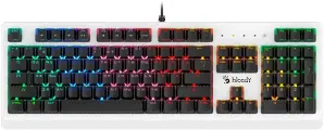 Клавиатура A4Tech Bloody B810RC механическая белый/черный