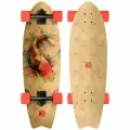 Лонгборд Fuji Cruiser Fish, 8 слоев, бамбук/клен, колеса 90А