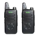 Комплект раций WLN KD-C1 PLUS 2 штуки, без зарядных стаканов, с гарнитурами