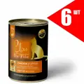 CLAN De File консервы для кошек 340 г Курица (6 банок)