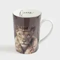 Кружка, 450 мл, фарфор F, Львица