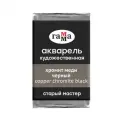 Акварель художественная Гамма Старый мастер хромит меди черный, 2,6мл, кювета, 6 шт. в упаковке