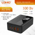 Зарядное устройство для телефона и ноутбука LDNIO A4809C GaN 100W 2 PD + 2 QC4+