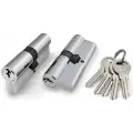 Цилиндровый механизм Fuaro 100 ZA 60 mm (25+10+25) CP хром 5 кл.